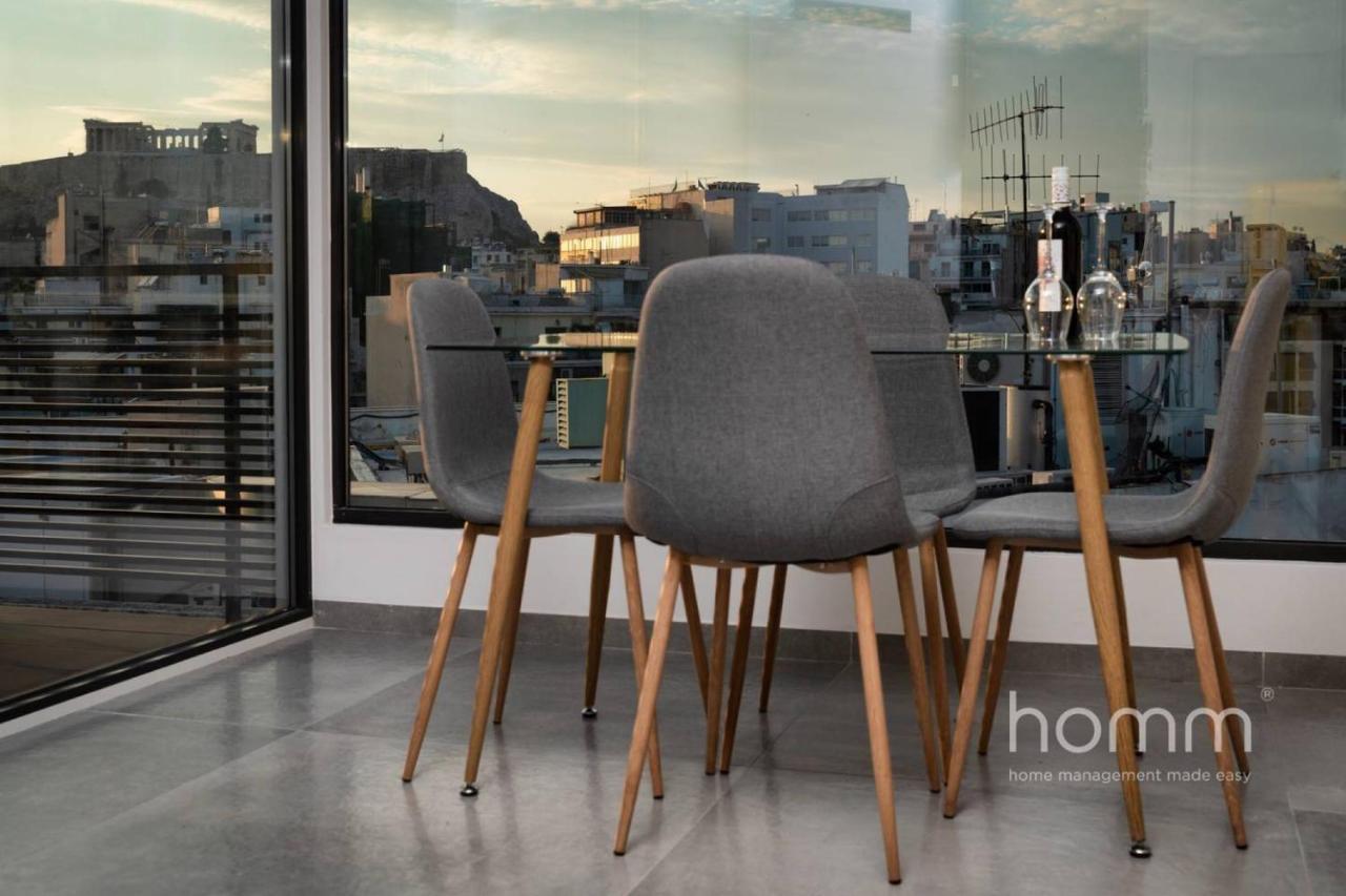 59M² Homm Loft- Penthouse With Acropolis View,2Ppl Appartamento Atene Esterno foto