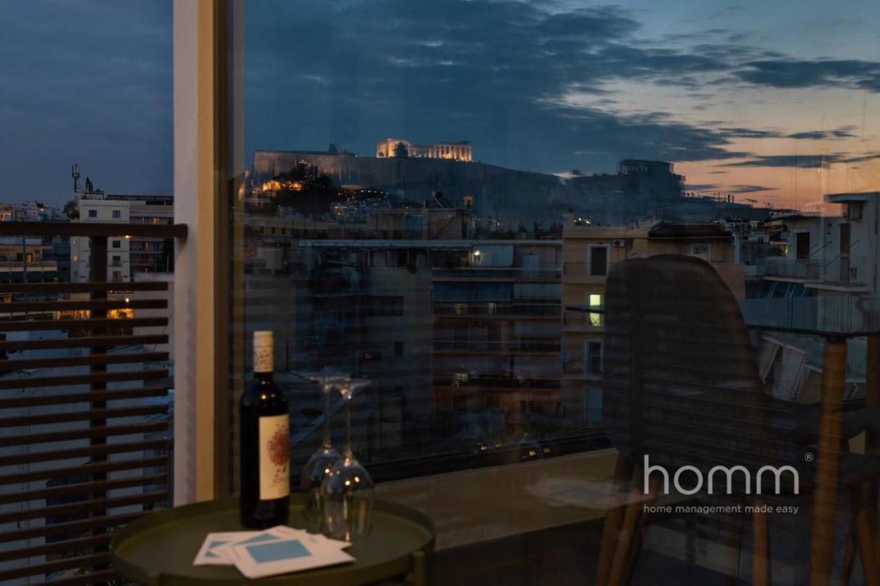 59M² Homm Loft- Penthouse With Acropolis View,2Ppl Appartamento Atene Esterno foto