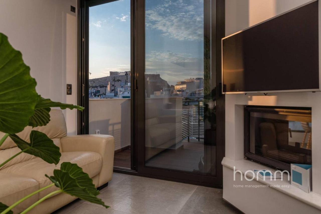 59M² Homm Loft- Penthouse With Acropolis View,2Ppl Appartamento Atene Esterno foto