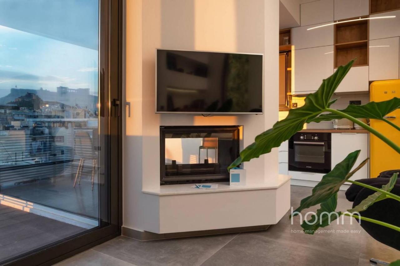 59M² Homm Loft- Penthouse With Acropolis View,2Ppl Appartamento Atene Esterno foto